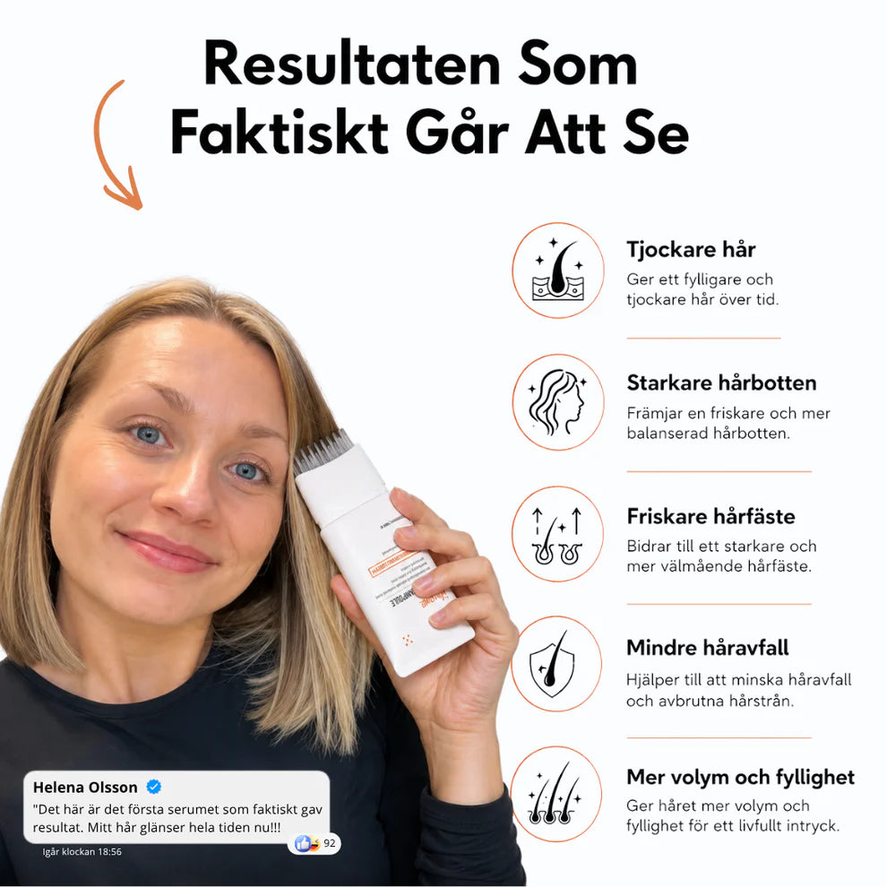 Hairzy - Väcker hårbotten. Frigör volymen.