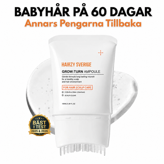 Hairzy - Väcker hårbotten. Frigör volymen.